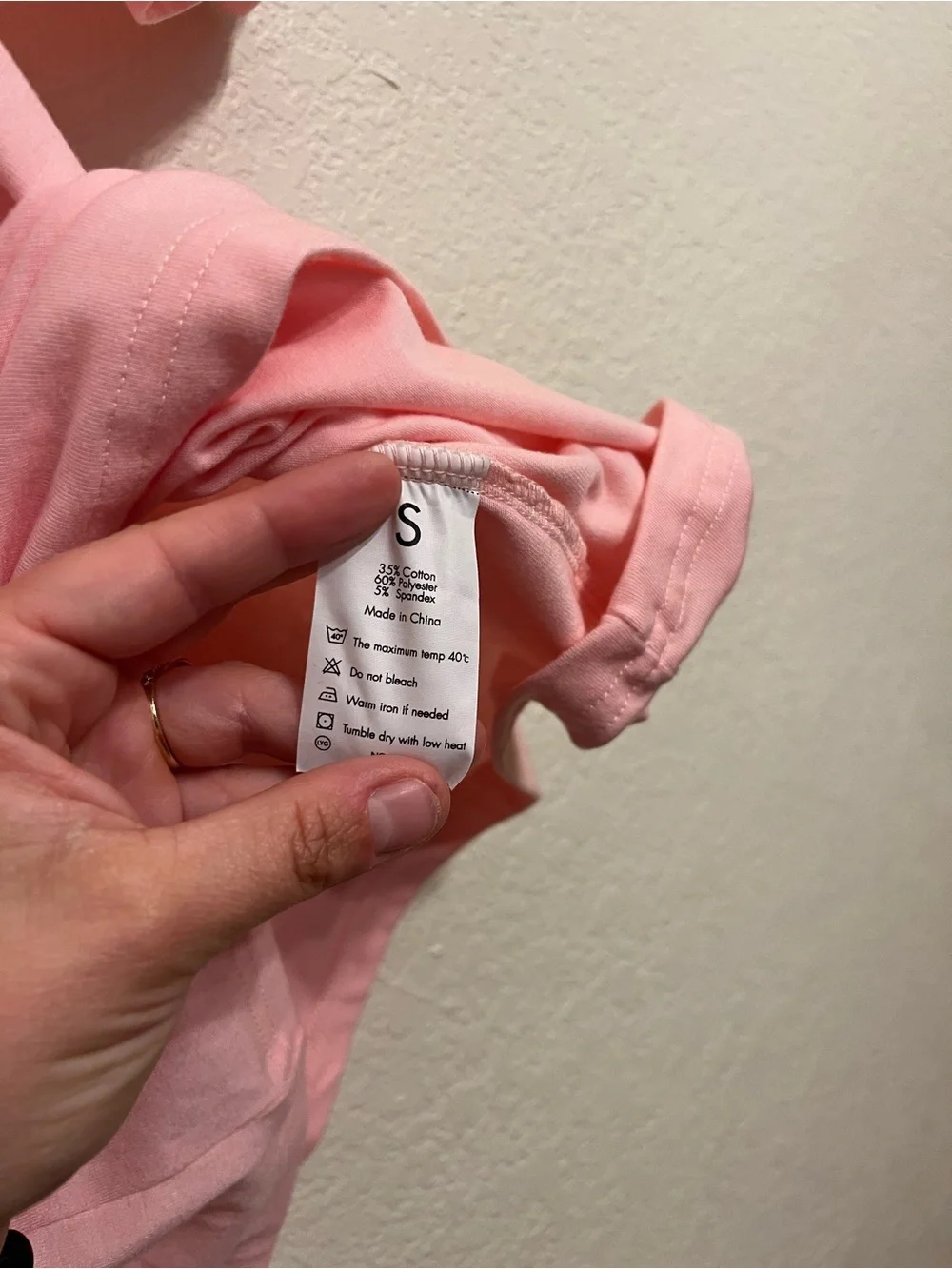 Women’s Pink Sleepwear Tunic Top